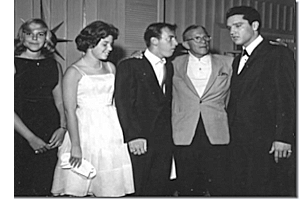 Elvis, George Burns, Bobby Darin and unspecified ladies