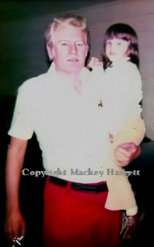 Maria Hargett with Vernon Presley