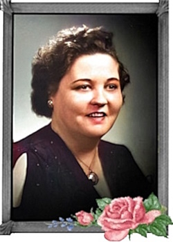 Gladys portait in frame