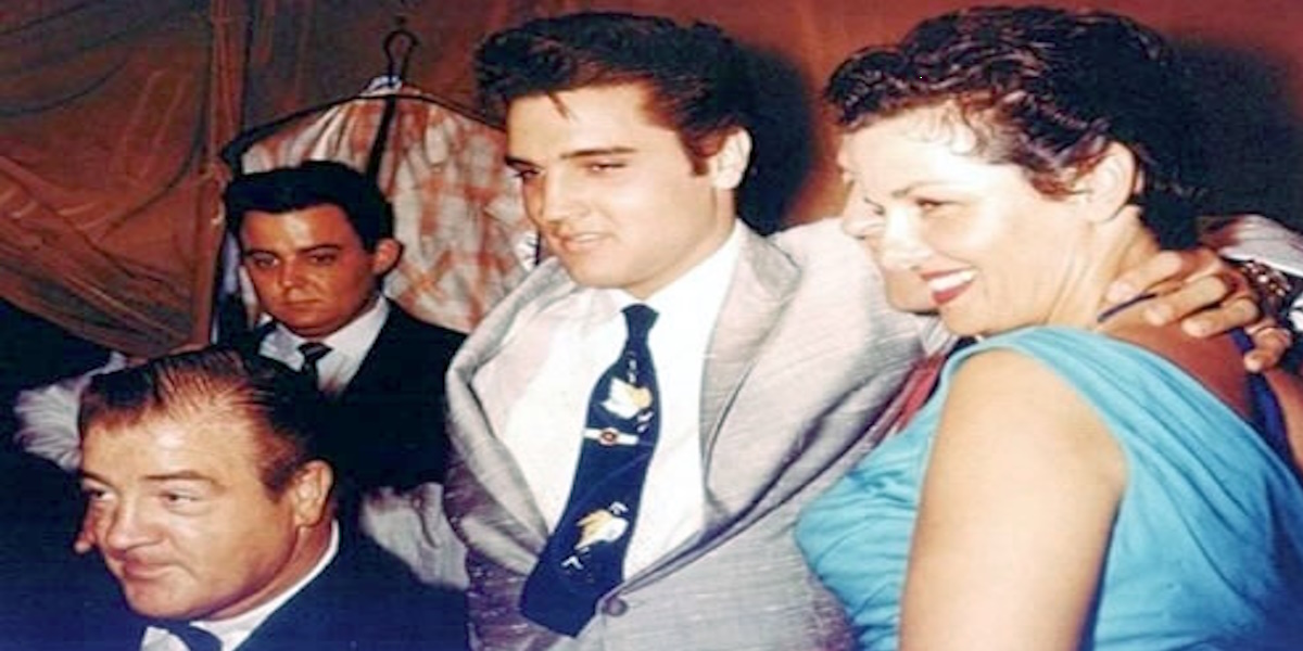 Elvis with Lou Costello and Jane Russell
